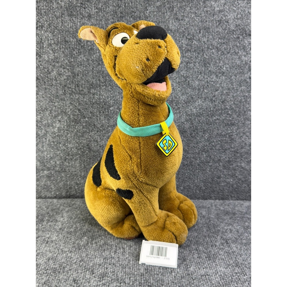 Vintage 15 Inch Tall Cartoon Network Scooby Doo Plush Dog Stuffed Animal 1998